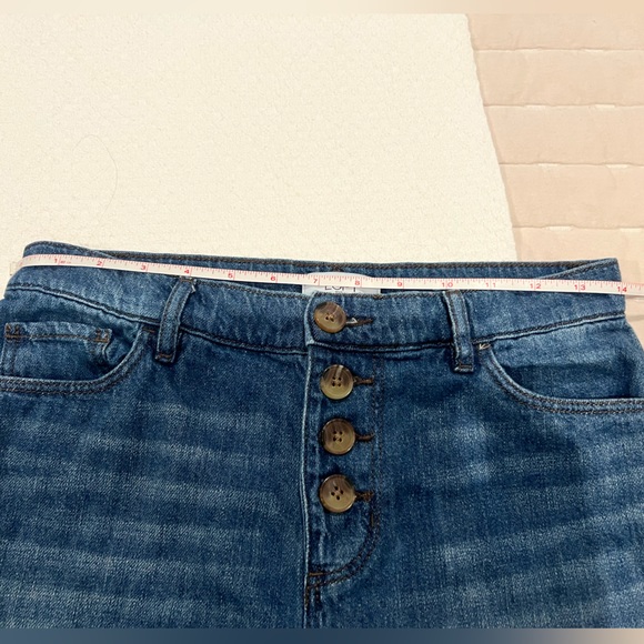 Loft Outlet High Rise Wide Leg Jeans w/Button Fly - Picture 5 of 5